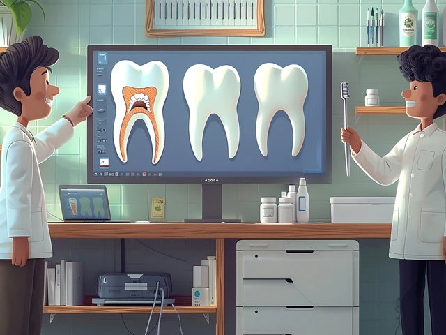 Jak poznat kaz mezi zubama?