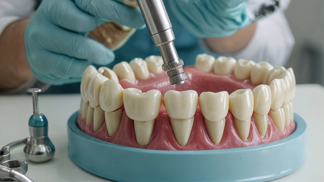 Broušení zubů pro úspěšné léčení zubních implantátů