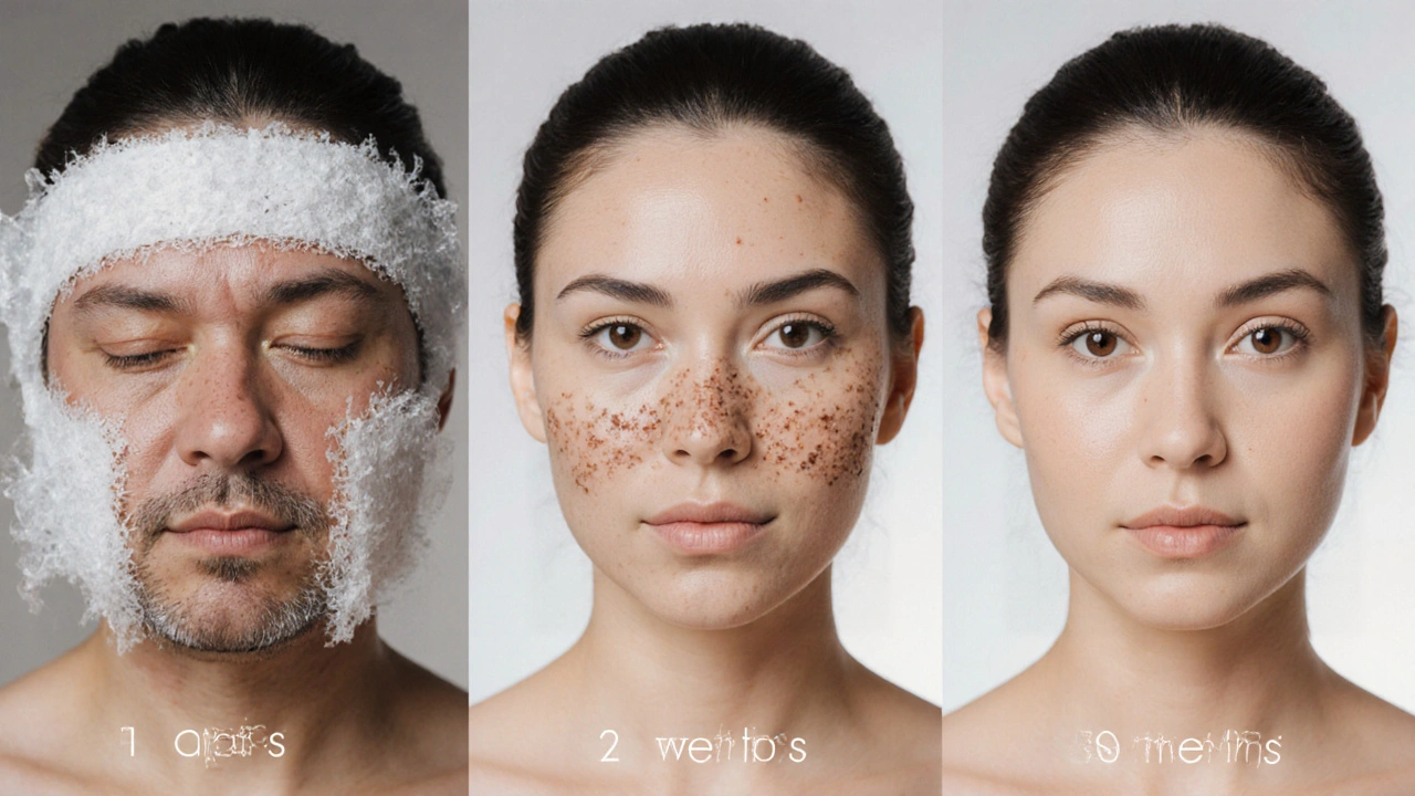 Chronologický vývoj zotavení obličeje: od otoků přes zmírnění až k přirozenému výsledku