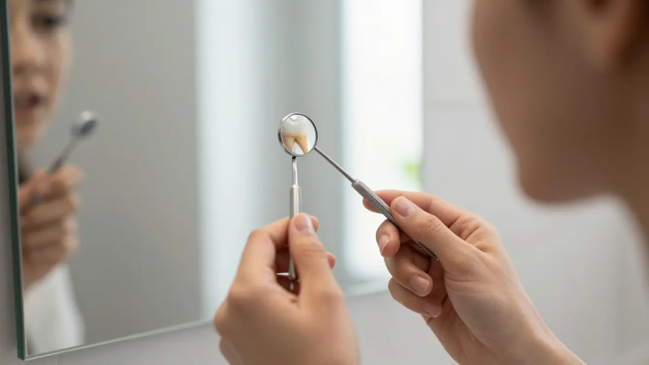 Dentální zrcátko: Jak ho používat pro kontrolu stavu výplní