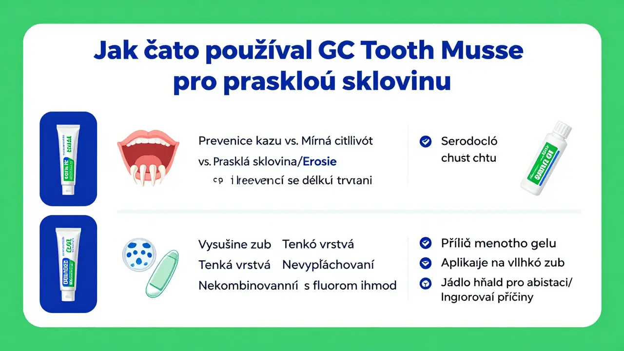 Jak často používat GC Tooth Mousse: Kompletní průvodce pro opravení prasklé skloviny