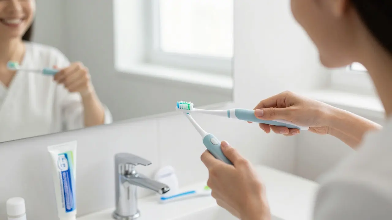Správná technika čištění zubů elektrickým kartáčkem